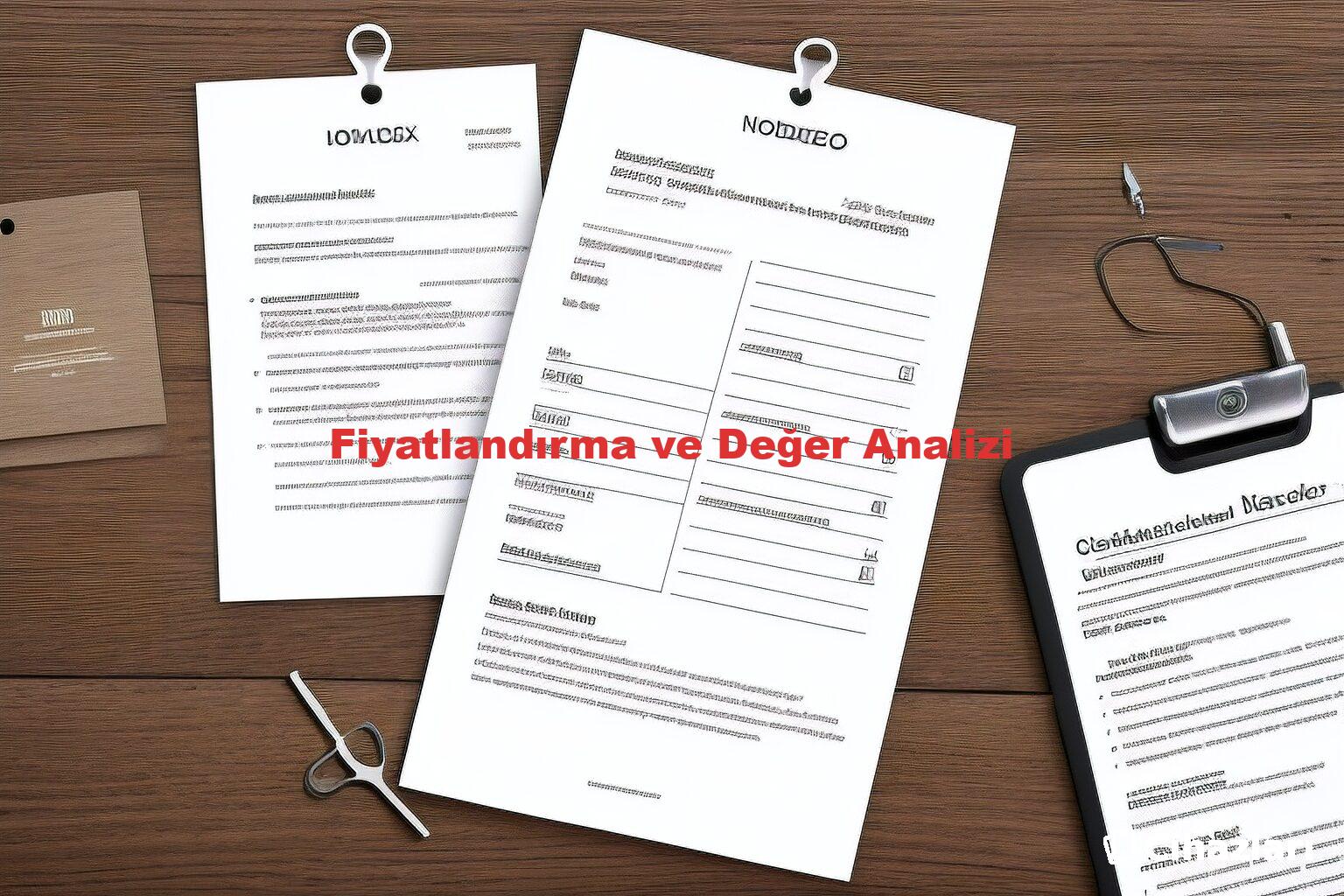 Fiyatlandırma ve Değer Analizi