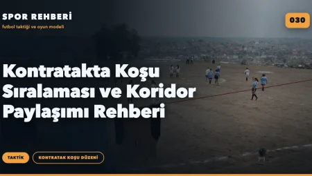Kontratakta Koşu Sıralaması ve Koridor Paylaşımı Rehberi
