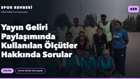 Yayın Geliri Paylaşımında Kullanılan Ölçütler Hakkında Sorular